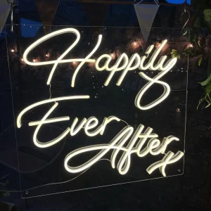 Happily Ever After neon sign